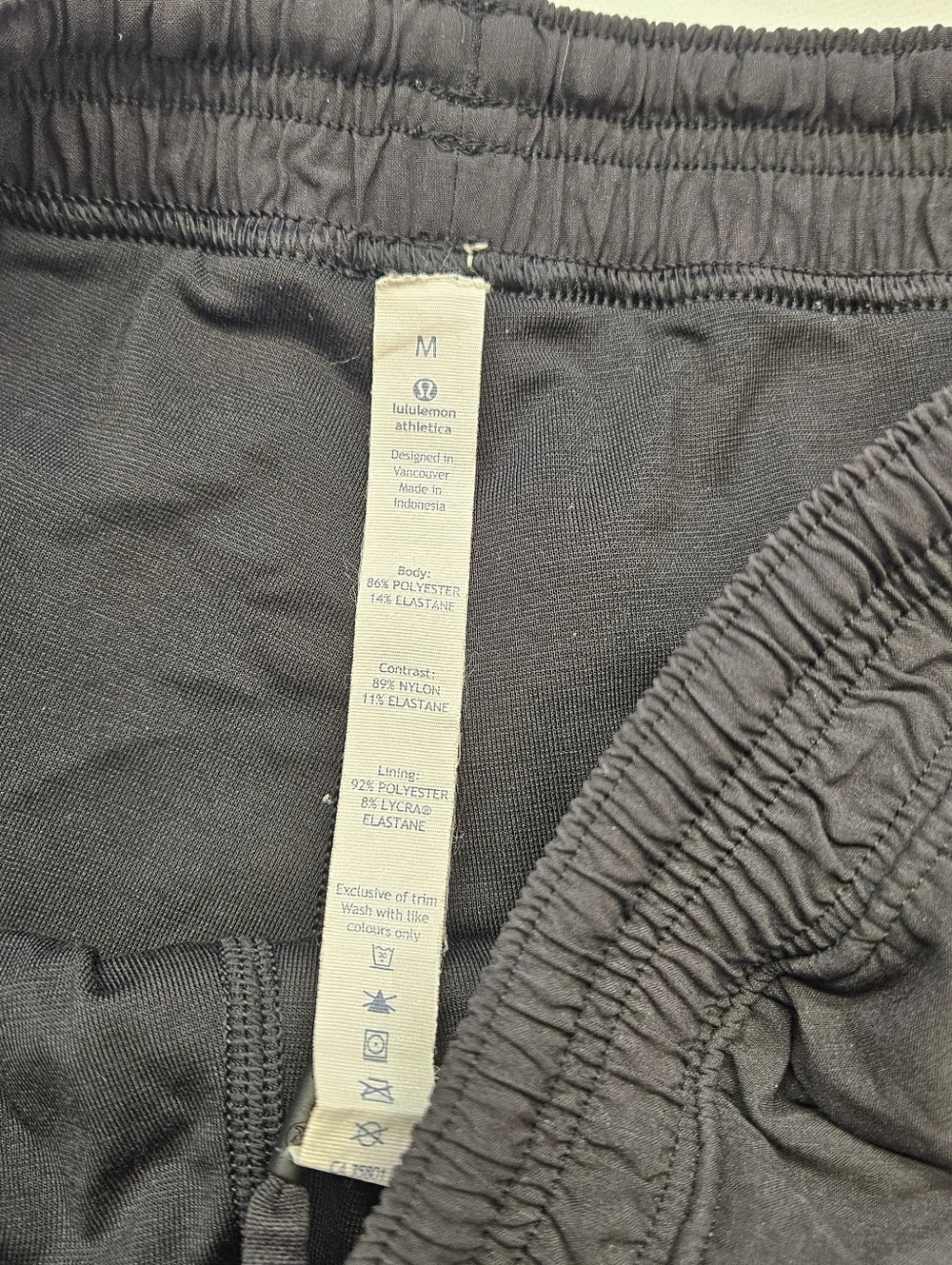 Lululemon X SoulCycle Men’s Black Pace Breaker Liner Short 19